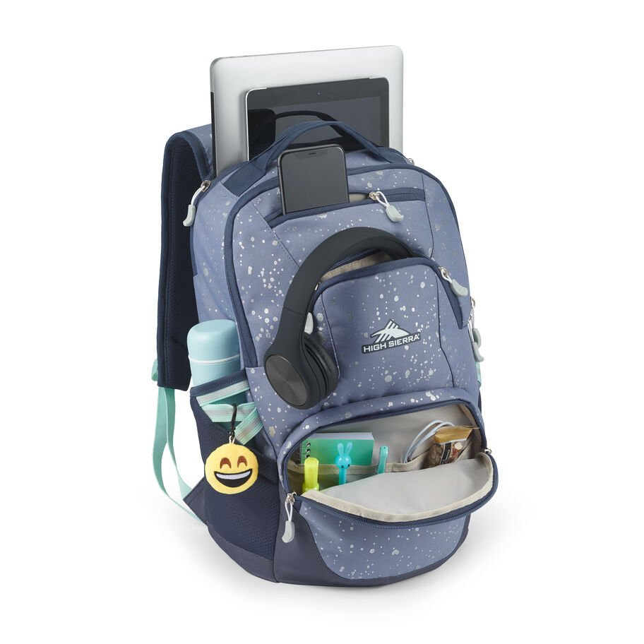 Swoop SG Backpack in the color Metallic Splatter. image number 4