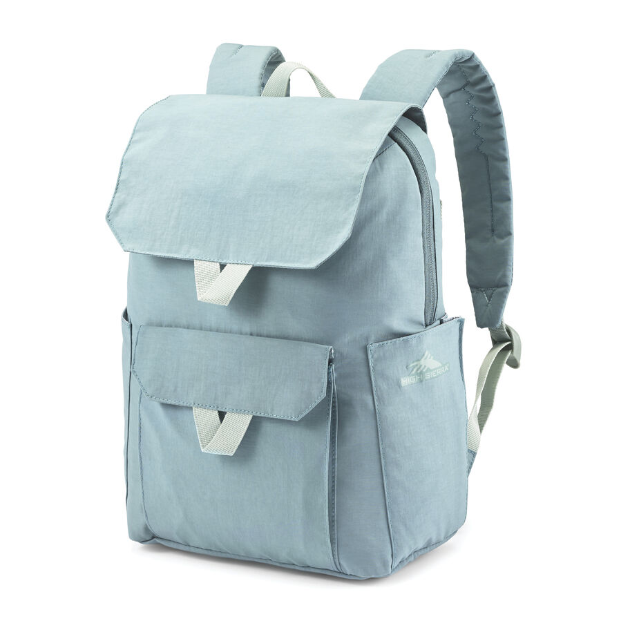 Kiera Mini Backpack in the color Slate Blue/Cucumber Green. image number 0