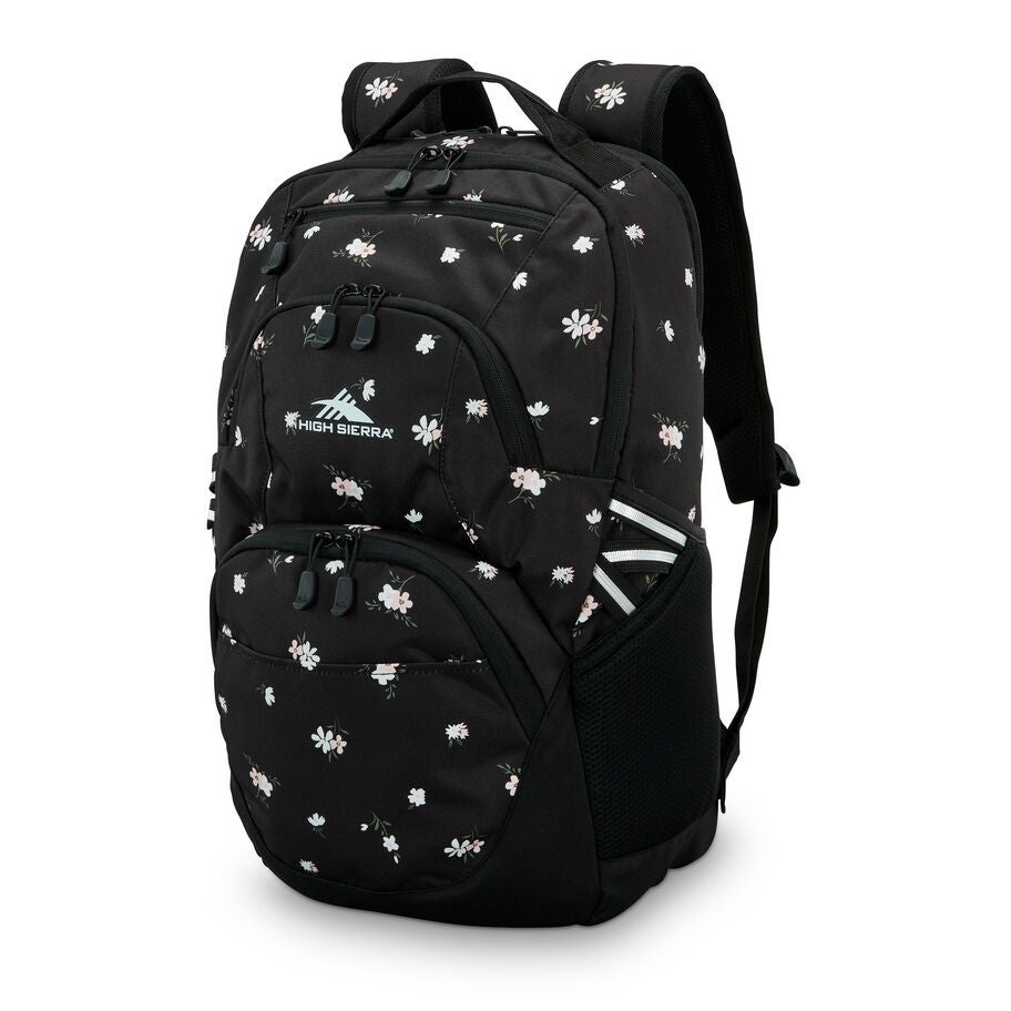 Swoop SG Backpack in the color Floral/Black. image number 0