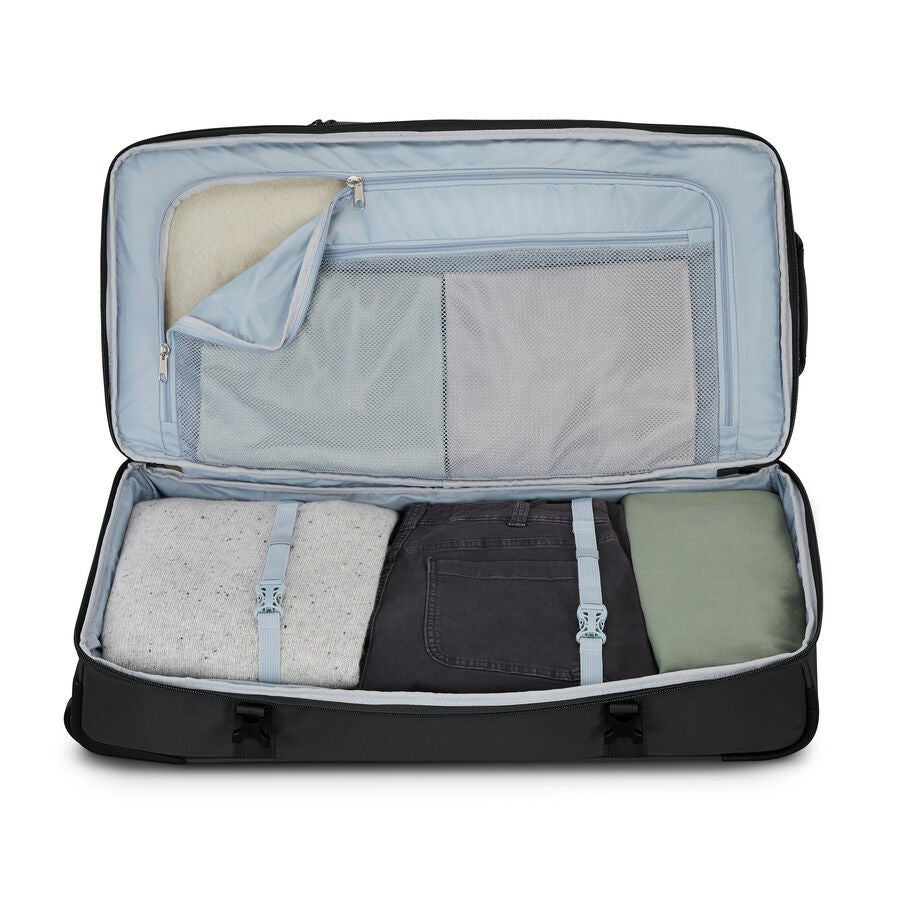 Pathsetter Medium Wheeled Duffel in the color Black. image number 1