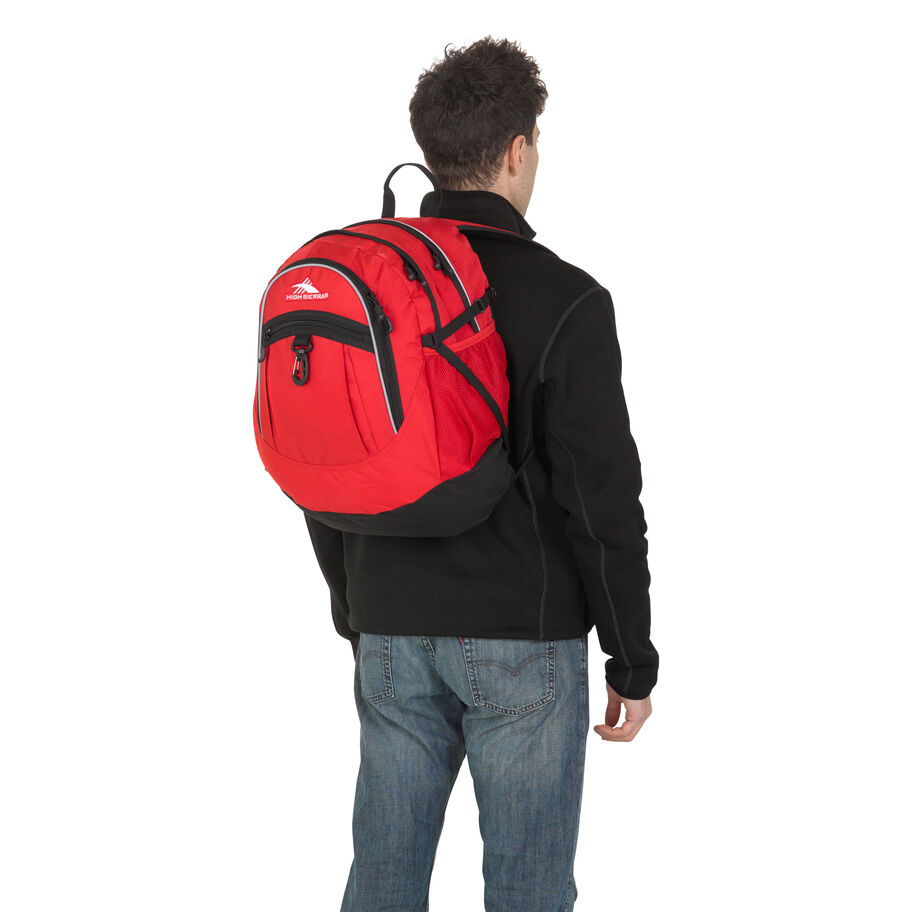 Fatboy Backpack in the color Crimson/Black. image number 3