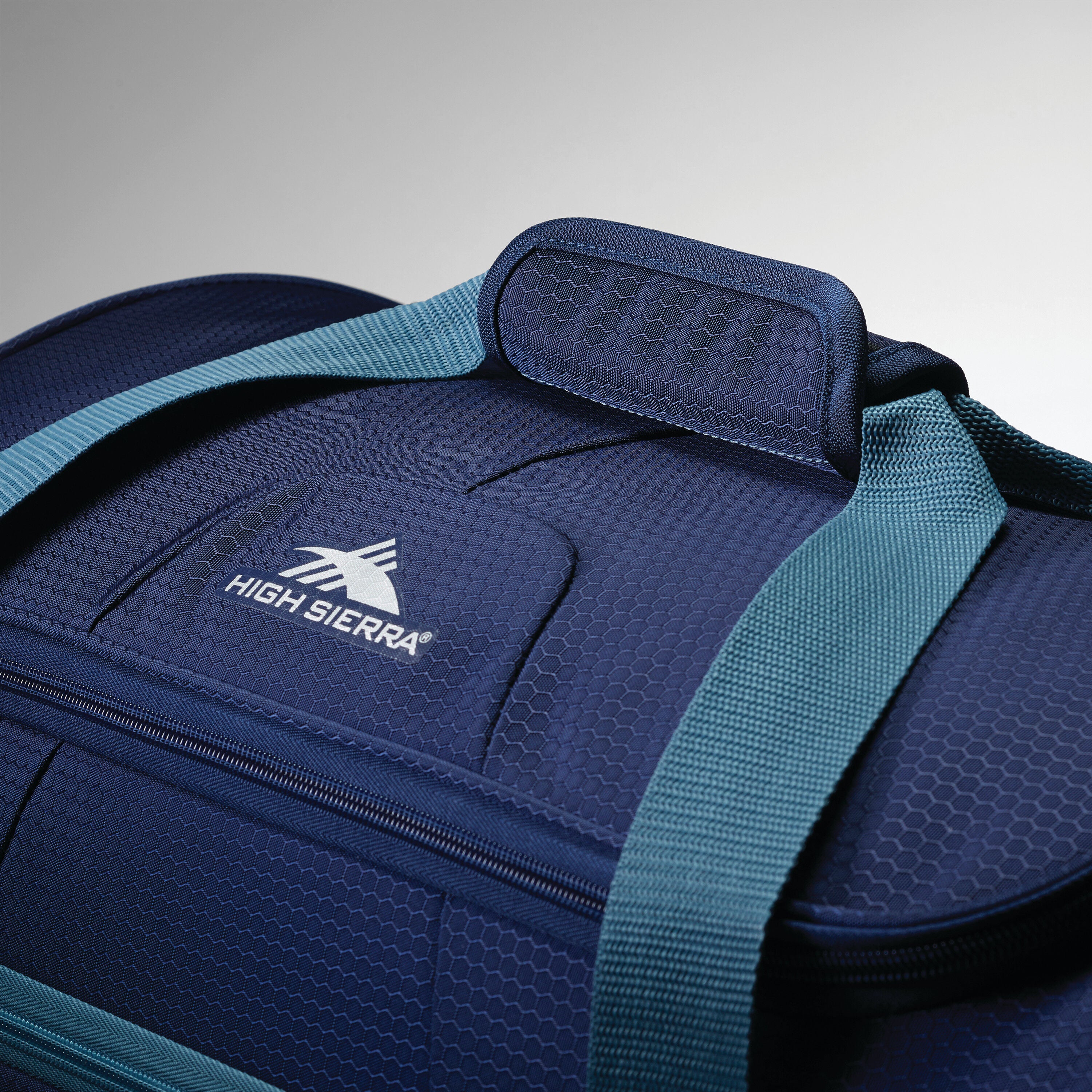 Fairlead 34" Drop Bottom Duffel in the color True Navy/Graphite Blue. image number 5