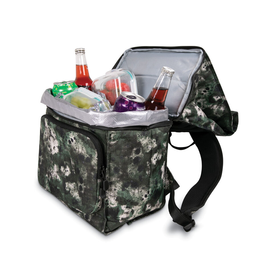 Beach N Chill Cooler Backpack in the color Urban Camo. image number 3