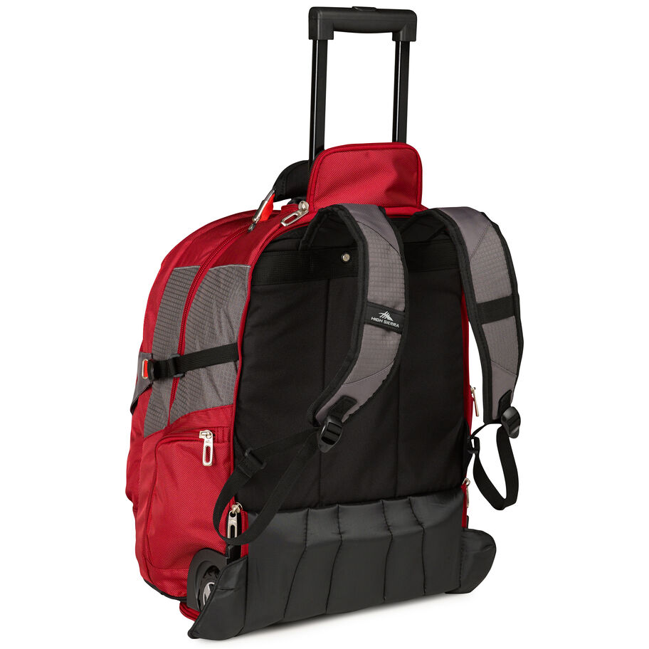 XBT Wheeled Daypack in the color Carmine/Redline/Black. image number 3