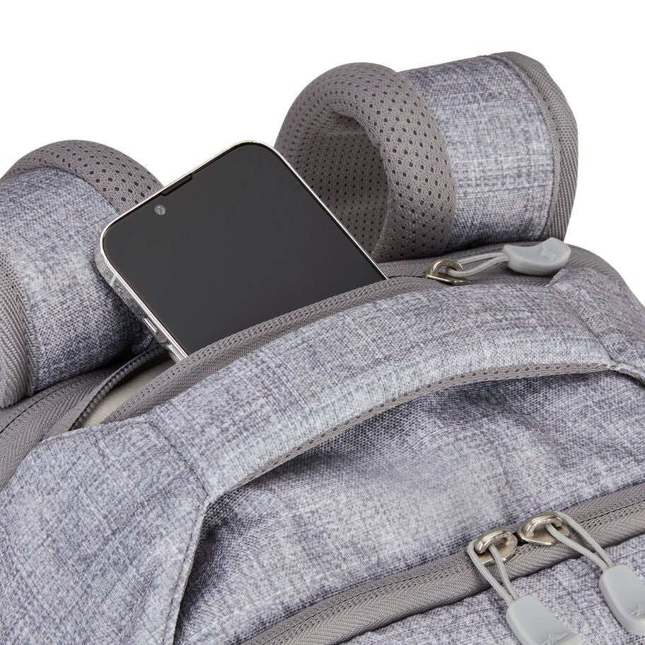 Swerve Pro Backpack in the color Silver Heather. image number 2