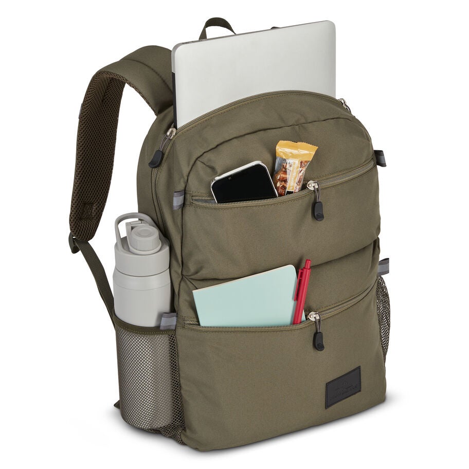 Everclass Backpack in the color Olive. image number 1