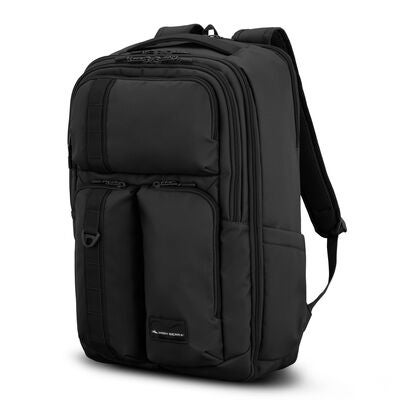 Lineage Travel Backpack in the color Black.