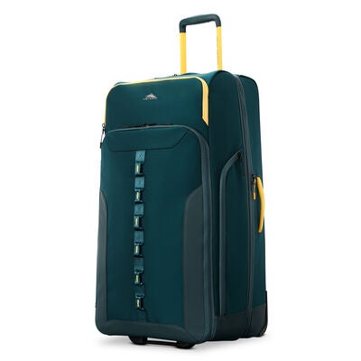 Hi-Life Large Wheeled Duffel in the color Green/Yellow.