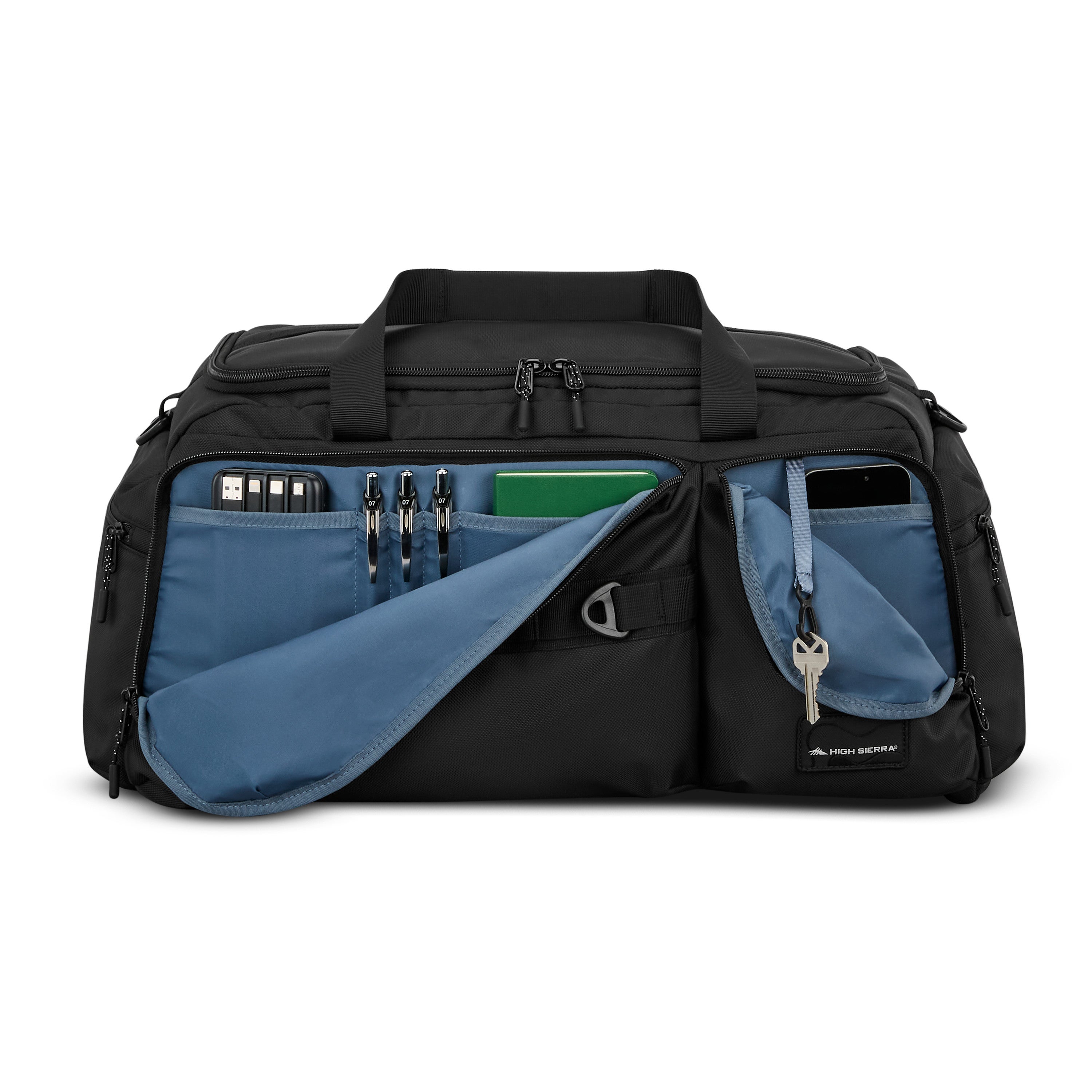 backpack duffel bag with laptop compartment 18.4in Men Shoe for Gym Hiking Business,Large Carry On Travel with PC Compartment,Waterproof College Bookbag School Backpack for Women,Black : Electronics From daily gym carries to week Knack Bags Convertible Duffel Bag